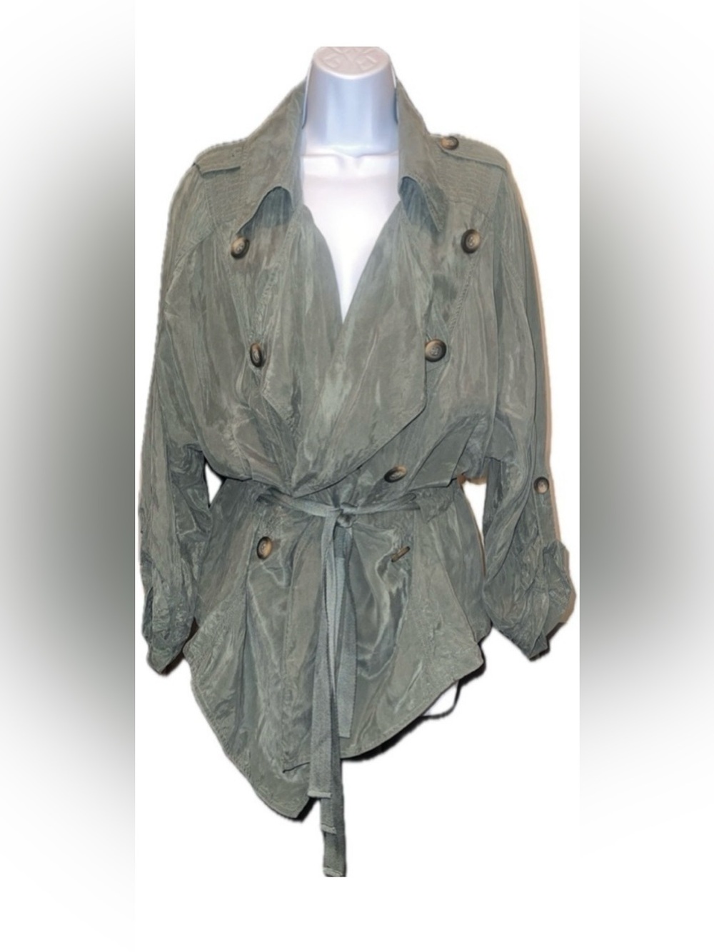 Free People Army Green Utility Jacket | Cupro NWOT SP (Runs Oversized)